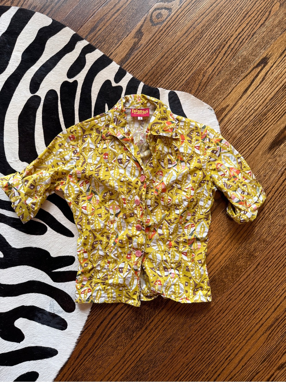 Retro Print Button Down - Freddie’s of Pinewood